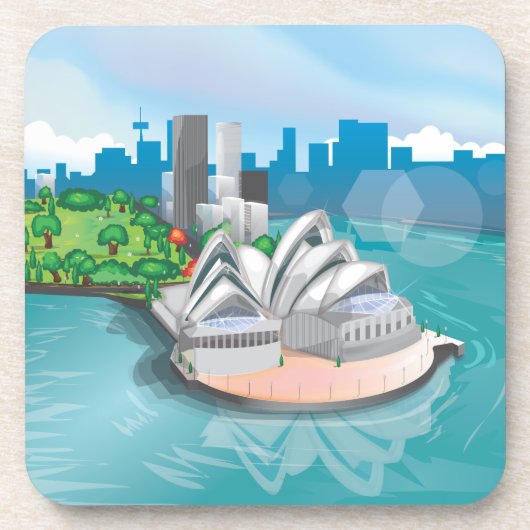 Das Sydney Opera House Untersetzer (Vorderseite)