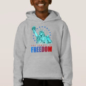 Das Symbol der Freiheit | Kids Pull-over Hoodie (Vorderseite)