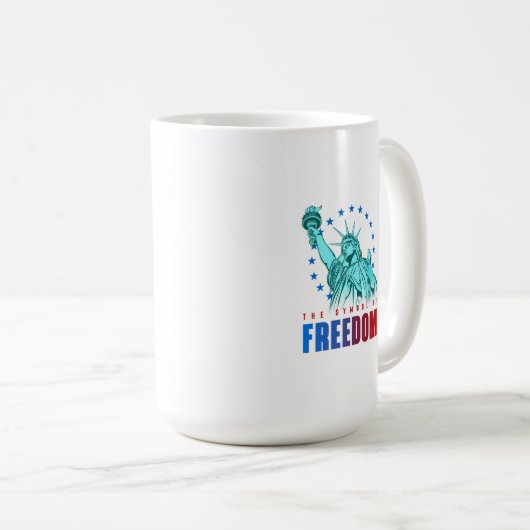 Das Symbol der Freiheit | Klassische Tasse #15 (VorderseiteRechts)