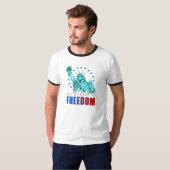 Das Symbol der Freiheit | Männerklingeln - T - Shi T-Shirt (Vorne ganz)
