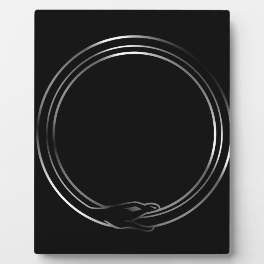 Das Symbol der Schlange von Ouroboros Fotoplatte (Vorderseite)