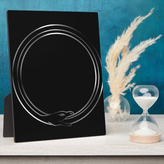 Das Symbol der Schlange von Ouroboros Fotoplatte (Seite)