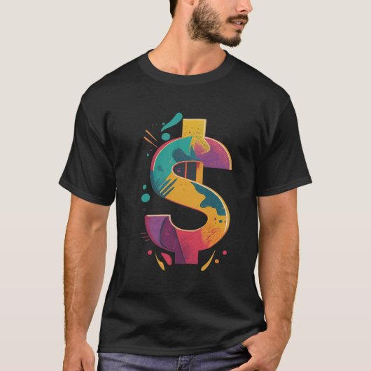 das Symbol des Dollars T-Shirt (Vorderseite)