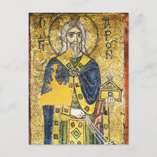 Das Symbol des Hohepriesters Aaron Byzantinisches  Postkarte (Vorderseite)