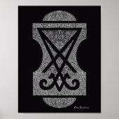 Das Symbol des Luzifer Poster (Vorne)