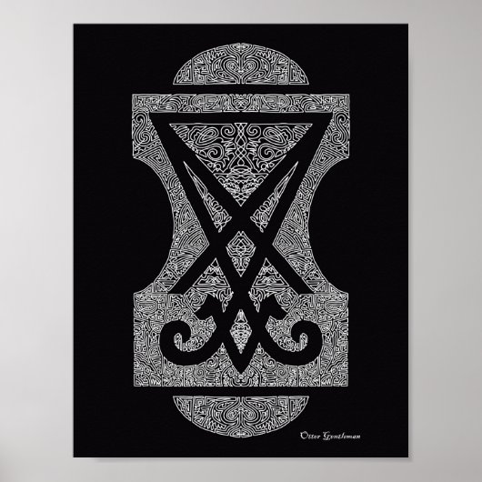 Das Symbol des Luzifer Poster (Vorne)