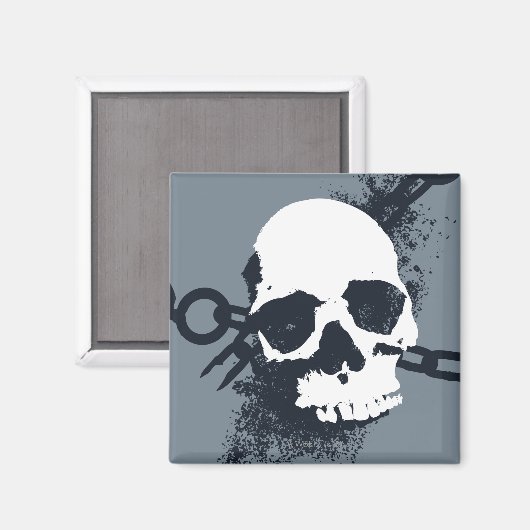 Das Symbol des Nekromanten Magnet (Vorderseite/Rückseite)