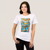 Das Symbol des Wohlstands Tri-Blend Shirt (Vorderseite voll)