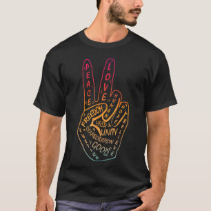 Das Symbol Frieden statt Krieg T-Shirt
