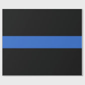 Das Symbol für die Solidarität der Polizei der "bl Geschenkpapier (Flach)