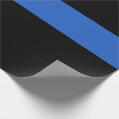 Das Symbol für die Solidarität der Polizei der "bl Geschenkpapier (Ecke)