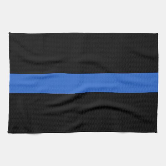 Das Symbol für die Solidarität der Polizei der "bl Geschirrtuch (Horizontal)