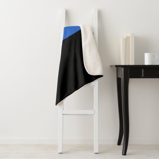 Das Symbol für die Solidarität der Polizei der "bl Sherpadecke (Beispiel)