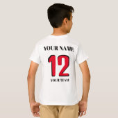 Das Symbol oder die Markierung für die Sportnummer T-Shirt (Schwarz voll)