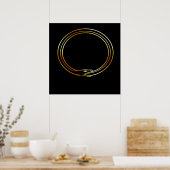 Das Symbol Ouroboros Schlange Poster (Küche)