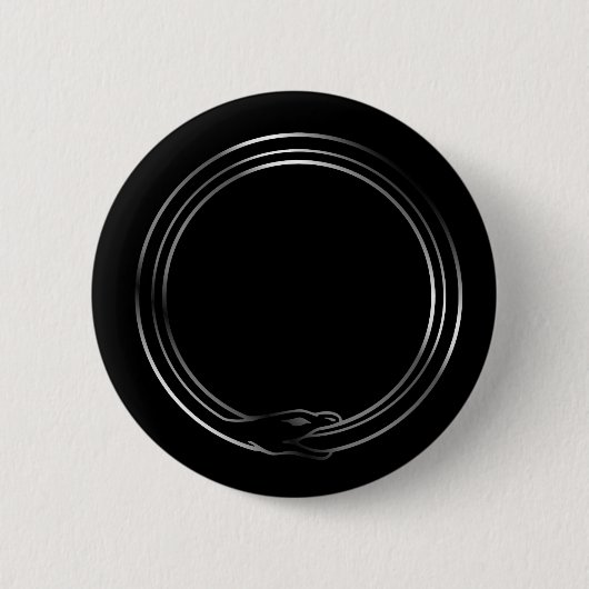Das Symbol von Ouroboros Schlange Button (Vorderseite)