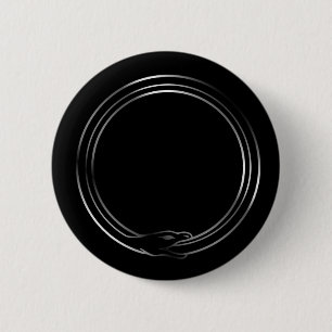 Das Symbol von Ouroboros Schlange Button