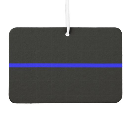 Das symbolische Thin Blue Line-Konzept Autolufterfrischer (Vorderseite)