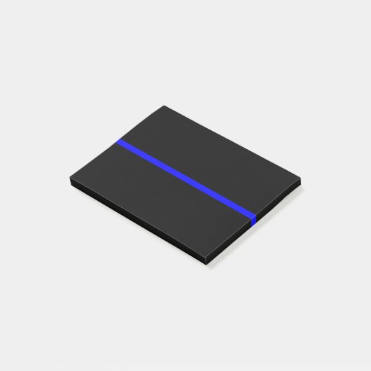 Das symbolische Thin Blue Line-Konzept Post-it Klebezettel (angewinkelt)
