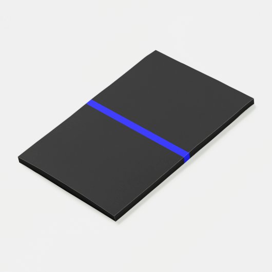 Das symbolische Thin Blue Line-Konzept Post-it Klebezettel (angewinkelt)