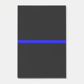 Das symbolische Thin Blue Line-Konzept Post-it Klebezettel (Vorderseite)
