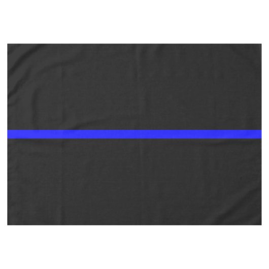 Das Symbolische Thin Blue Line-Konzept Tischdecke (Vorderseite (Horizontal))