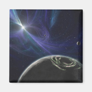 Das System des pulsaren Planeten Magnet