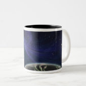 Das System des pulsaren Planeten Zweifarbige Tasse (VorderseiteRechts)