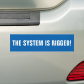 Das System wird manipuliert! Autoaufkleber (Auf Auto)