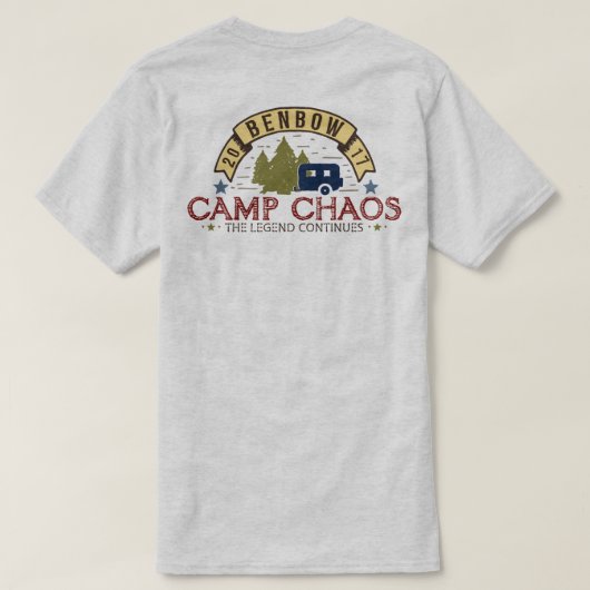 Das T-Shirt 2017 der Lager-Chaos-Standardmänner (Design Rückseite)