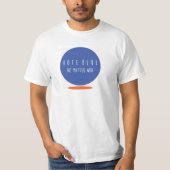 Das T-Shirt Abstimmungs-der blauen (Vorderseite)