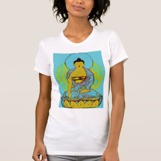 Das T-Shirt blauer Buddha-Frauen