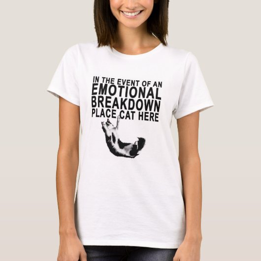 Das T-Shirt "Cat" für die emotionale Aufschlüsselu (Vorderseite)