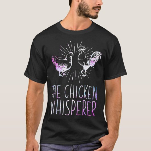 Das T-Shirt "Chicken Whisperer Chicken Bauer" (Vorderseite)