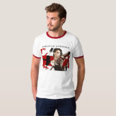 Das T-Shirt DARK-ANGEL-RED Männer (Vorne ganz)