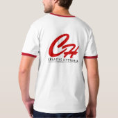 Das T-Shirt DARK-ANGEL-RED Männer (Rückseite)