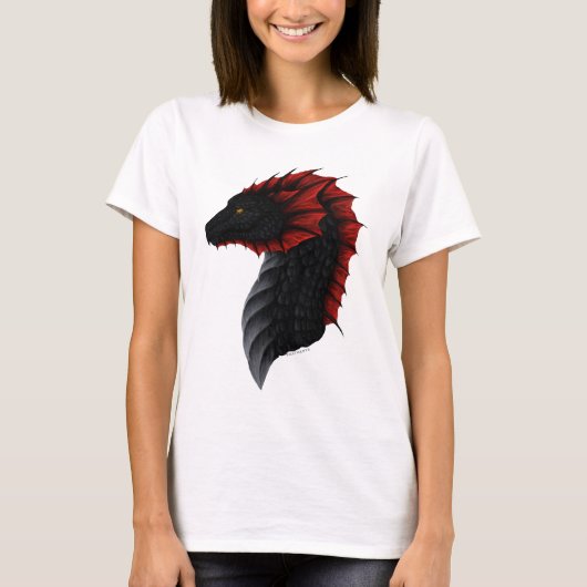Das T-Shirt der Alavon Drache-Profil-Frauen (Vorderseite)
