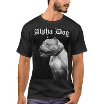 Das T-Shirt der AlphahundePitbull-Männer