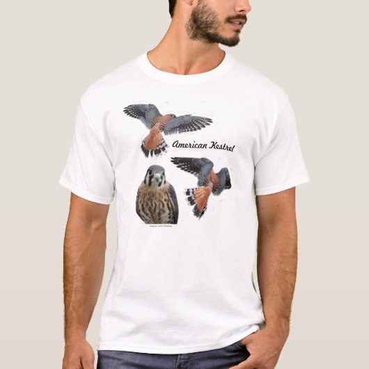 Das T-Shirt der amerikanischen Kestrel-Männer (Vorderseite)
