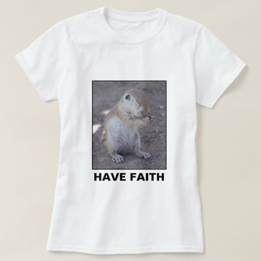 Das T-Shirt der betenden Eichhörnchen-Frauen (Design vorne)