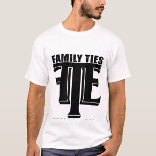 Das T-Shirt der Familien-Krawatten-Männer