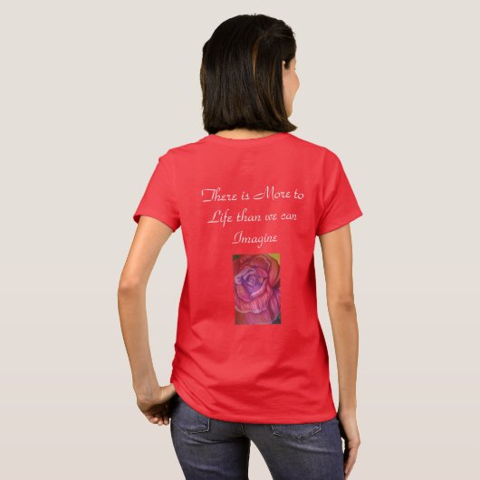 Das T-Shirt der Frau mit Rosendruck der feinen (Schwarz voll)
