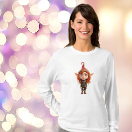 Das T-Shirt der Frauen in den Weihnachtselfen