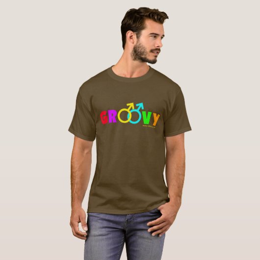 Das T-Shirt der Groovy Männer (Vorne ganz)