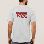 Das T-Shirt der Hamster-Raserei-Männer (Rückseite)