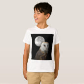 Das T-Shirt der Kinder der Schleiereule und des (Vorne ganz)