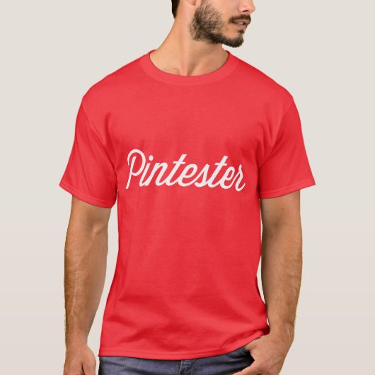Das T-Shirt der Pintester Logo-Männer (Vorderseite)