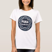 Das T-Shirt der PURA Logo-Abnutzungs-Frauen (Vorderseite)