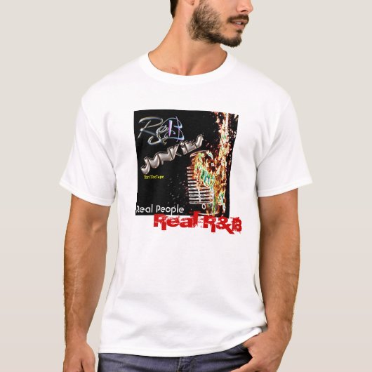 Das T-Shirt der R&B Junkie-Männer (Vorderseite)
