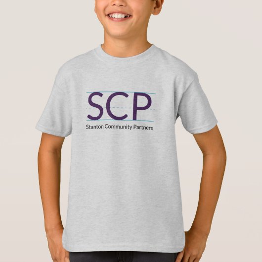 Das T-Shirt der SCP Logo-Kinder (Vorderseite)